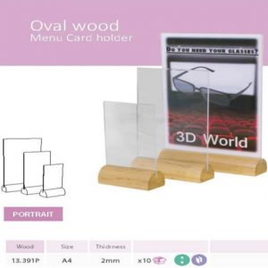 porta-publicidad-base-madera-ovalada-A4-vertical